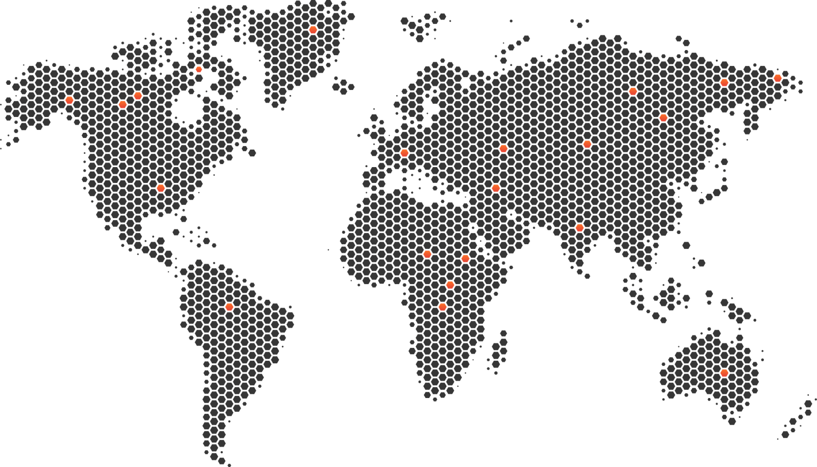 World map showing AdsRudra's global client reach from Gurugram, India